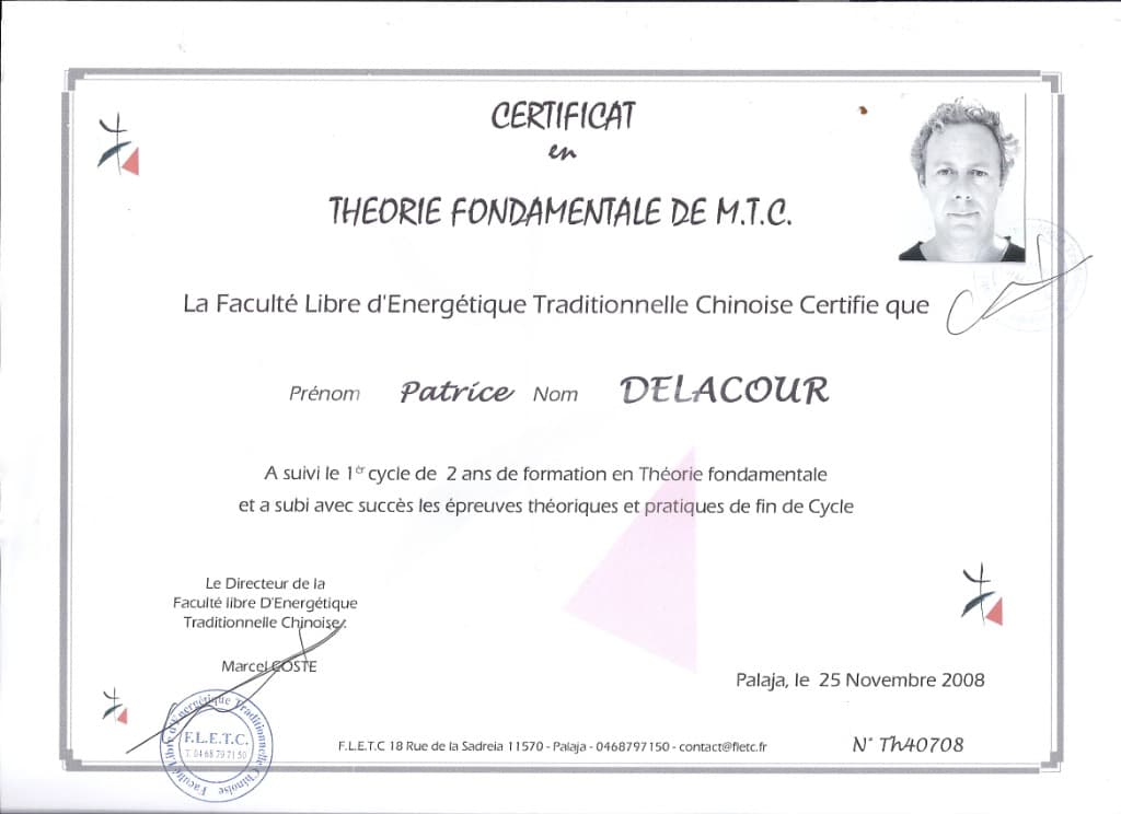 Theorie Fondamentale de M.T.C